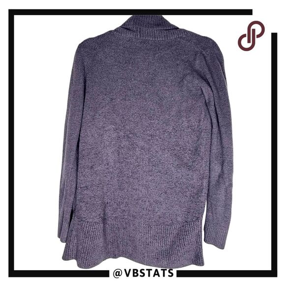 Barefoot Dreams Women's CozyChic Lite Circle Open Front Cardigan Gray Size XS/S - Picture 2 of 8